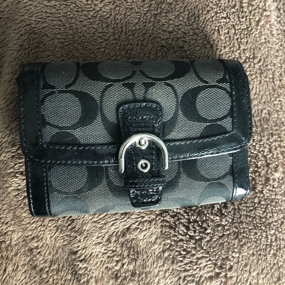 Black Coach Wallet